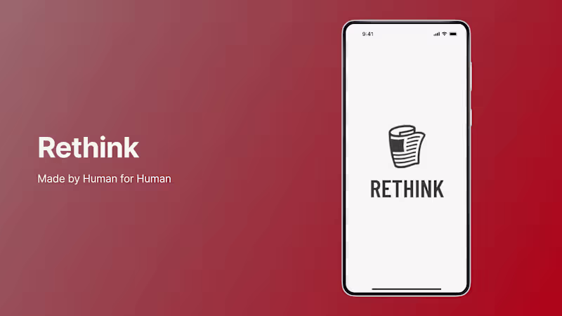 Cover image for Rethink - Small research and case study