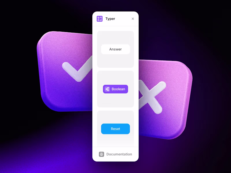 Cover image for Framer Plugin — Typer Quiz