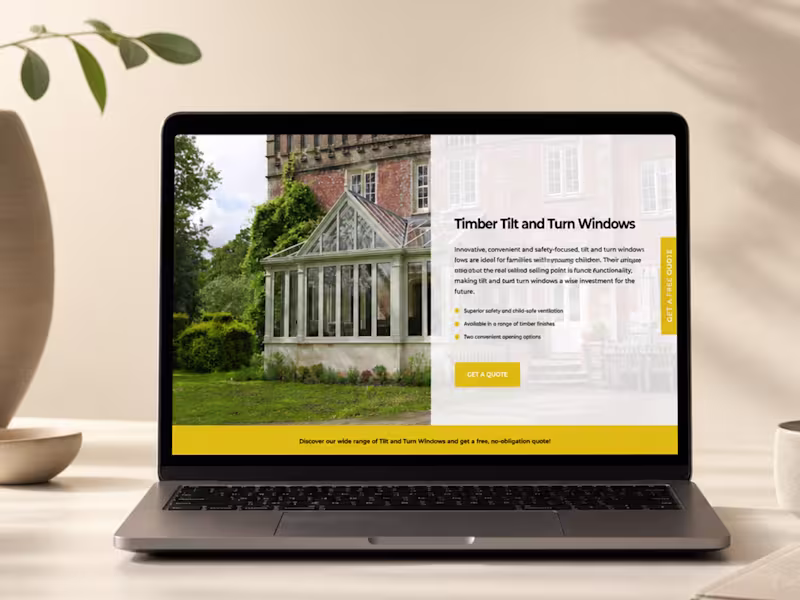 Cover image for  Timber Tilt and Turn Windows Product Page