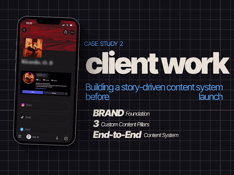 Cover image for Client Work — Pre-Launch Strategy