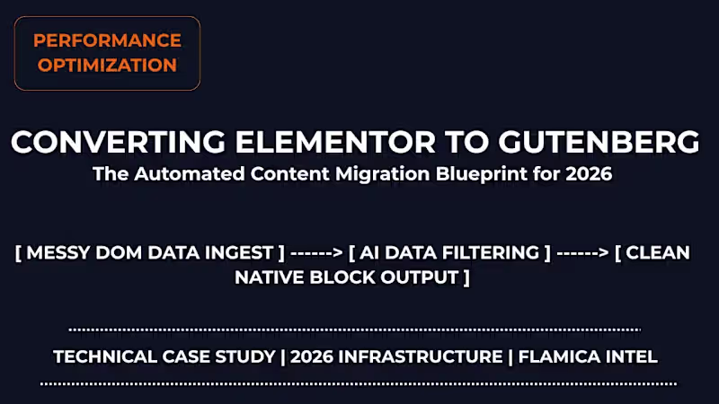 Cover image for Elementor to Gutenberg Migration Automation