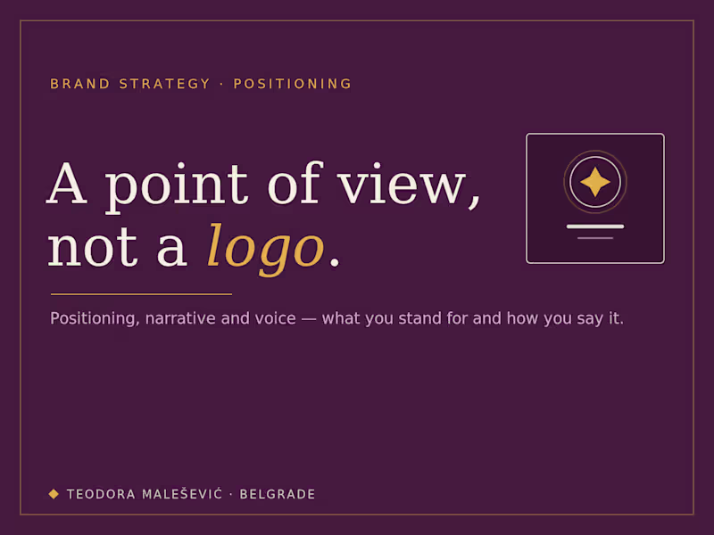 Cover image for Brand Strategy & Positioning