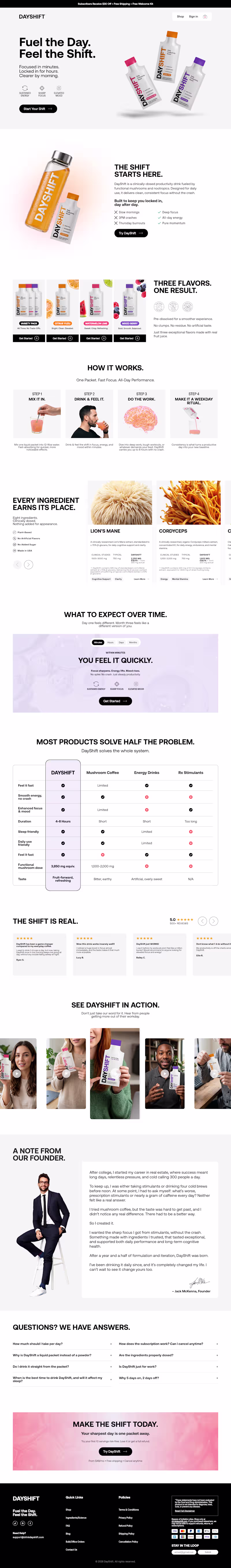 Cover image for DayShift E-commerce Site Development
