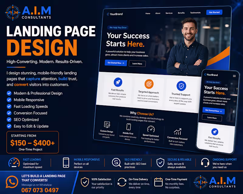 Cover image for Landing Page Design