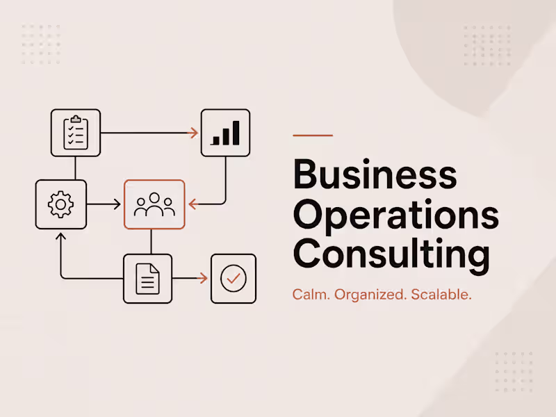 Cover image for Business Operations Consulting