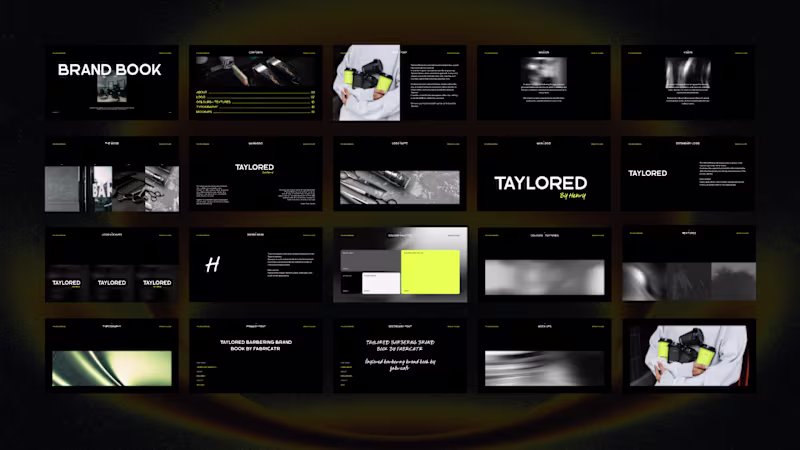 Cover image for Taylored Barbering: Brand Identity &