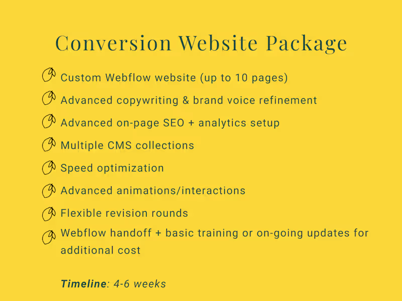 Cover image for Conversion Website