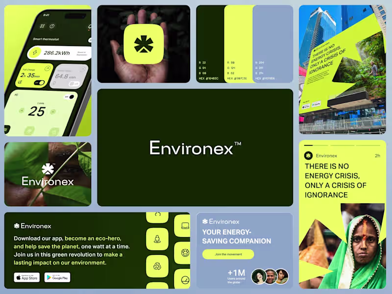 Cover image for Energy Saving App Brand Identity & SaaS Logo Design