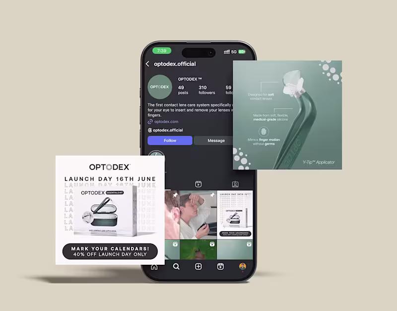 Cover image for Optodex - Social Media Carousel, Meta Ads and Infographic Design