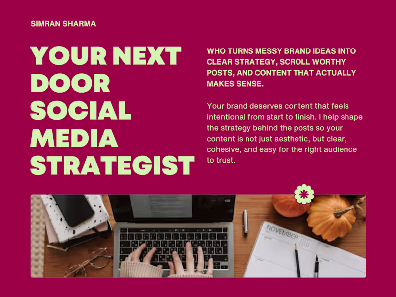 Cover image for Social Media Content (Monthly)