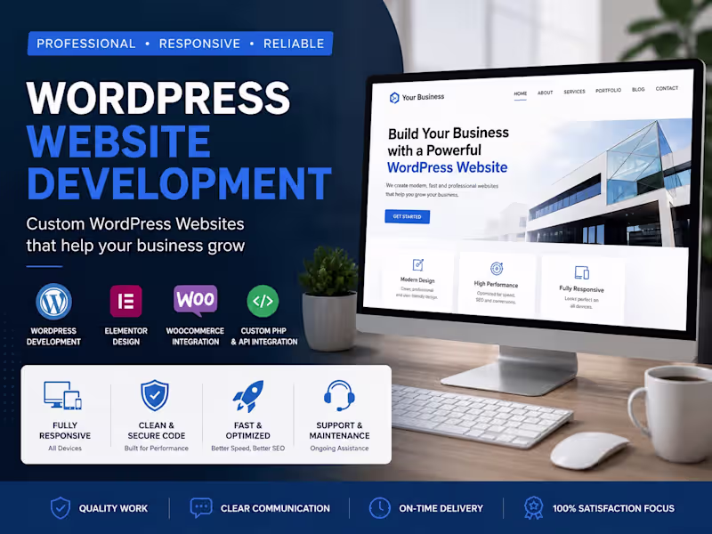 Cover image for WordPress Website Development