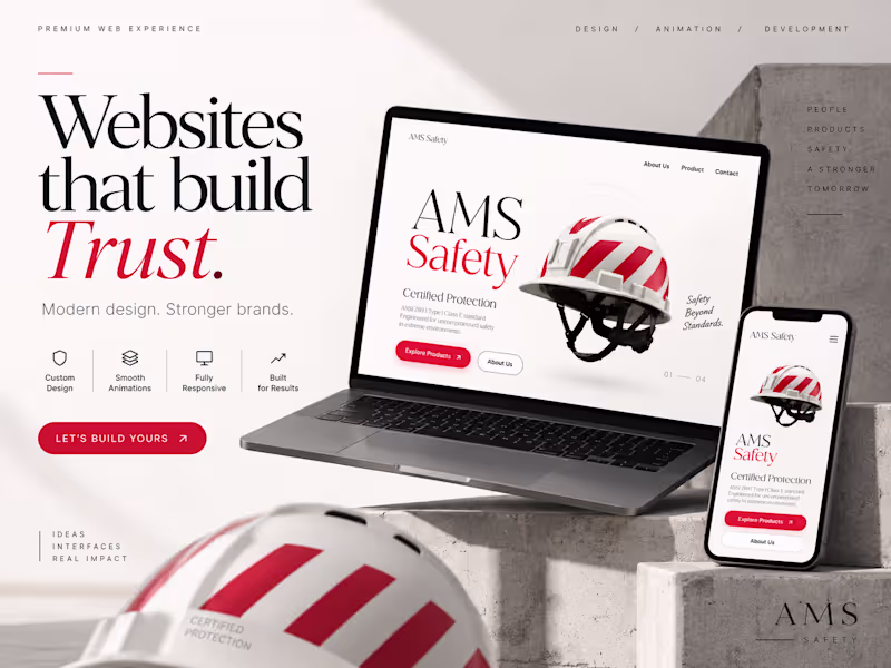 Cover image for Premium Animated Website Design & Development