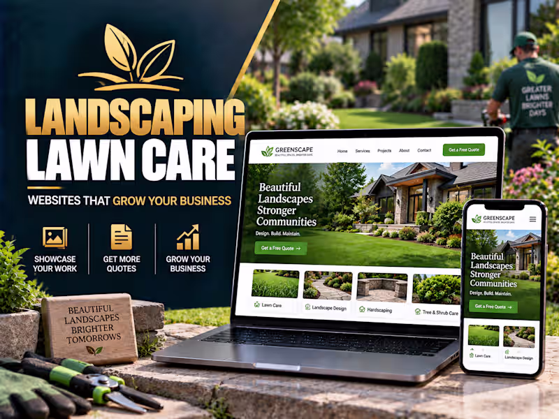 Cover image for 🌿 Landscaping Website Design | WordPress Lawn Care Website