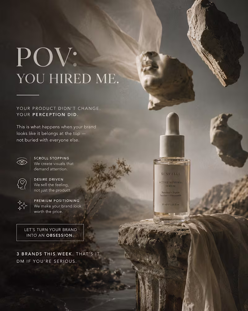 Cover image for POV: You hired me.
Your product
