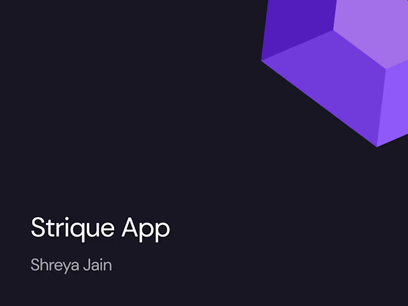 Cover image for A Comprehensive Revamp of Strique for  Marketing Efficiency