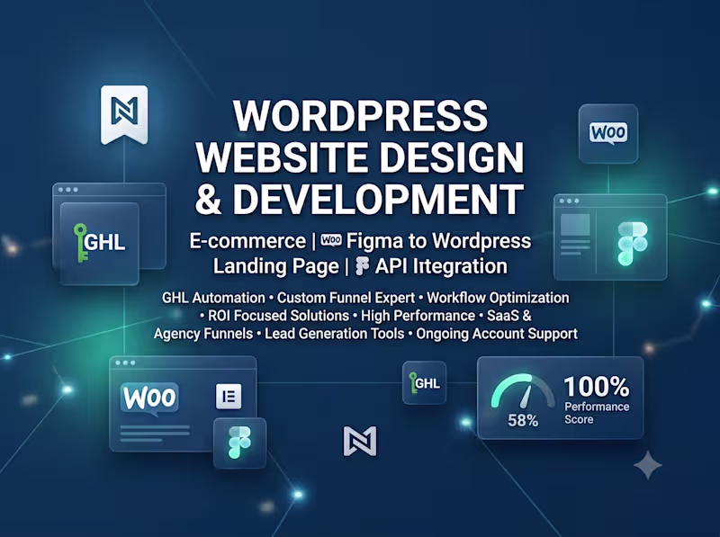 Cover image for WordPress Website Design & Development