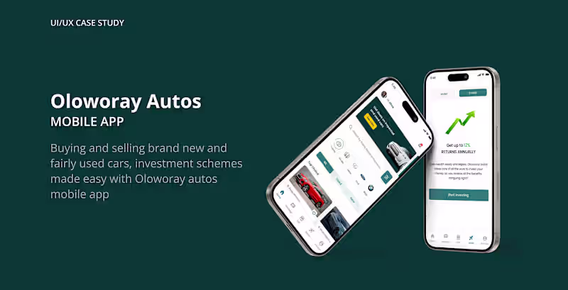 Cover image for OloworayAutos - Car buying, selling & investment mobile :: Beha…
