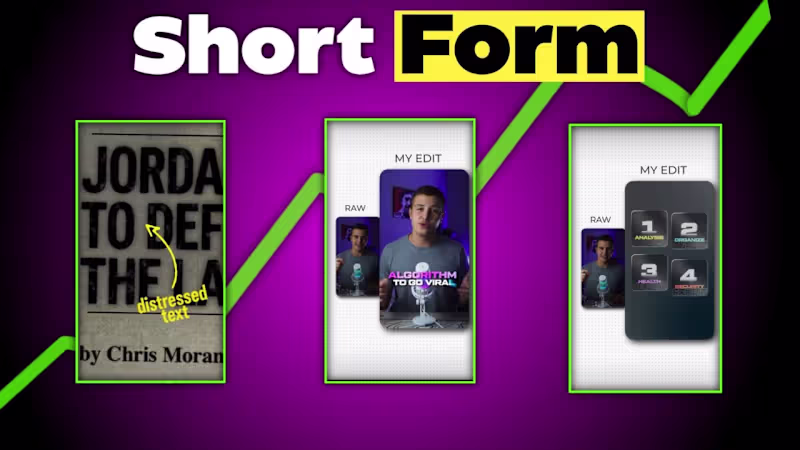 Cover image for Short Form Clip Editing