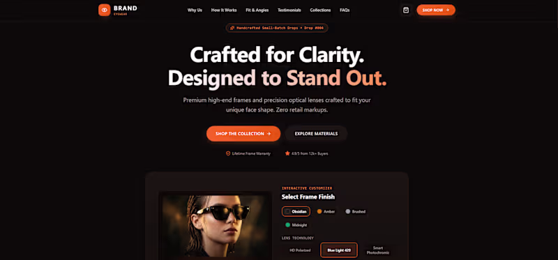 Cover image for Fashion Brand Website Design