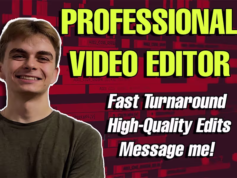 Cover image for Youtube Video Editing