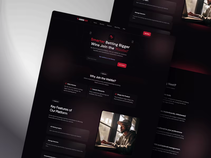 Cover image for SaaS Waitlist Landing Page — Framer Build