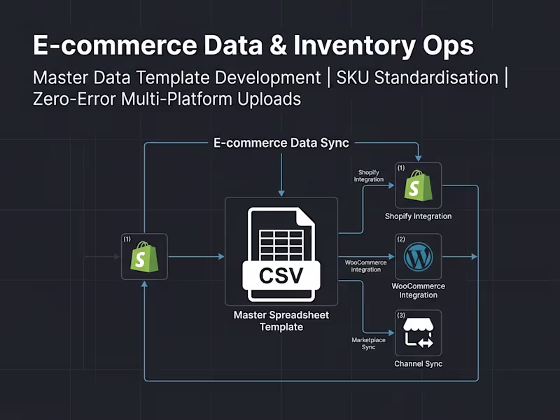 Cover image for E-commerce Data & Inventory Ops