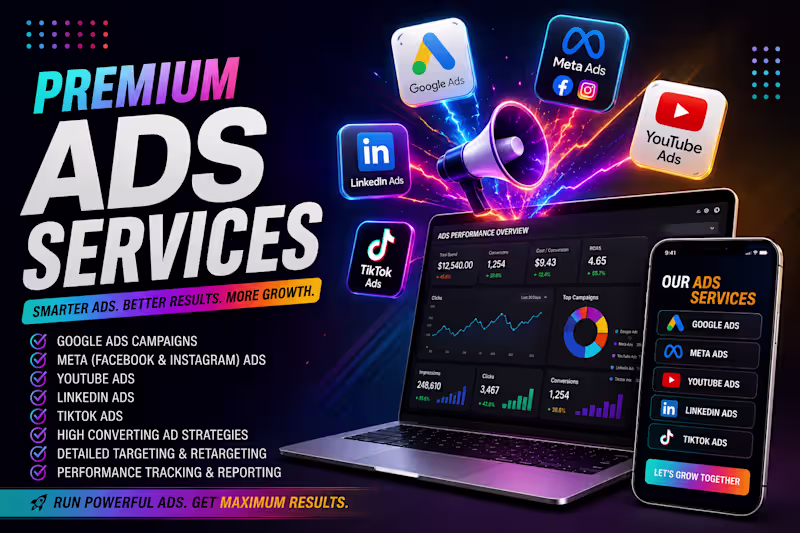Cover image for Professional Google & Social Media Ads Management