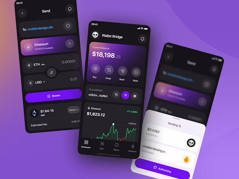 Cover image for DeFi & NFT Wallet App