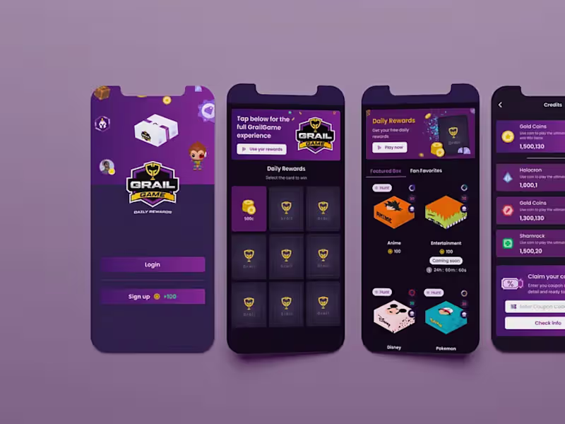 Cover image for Grail Game Mobile App