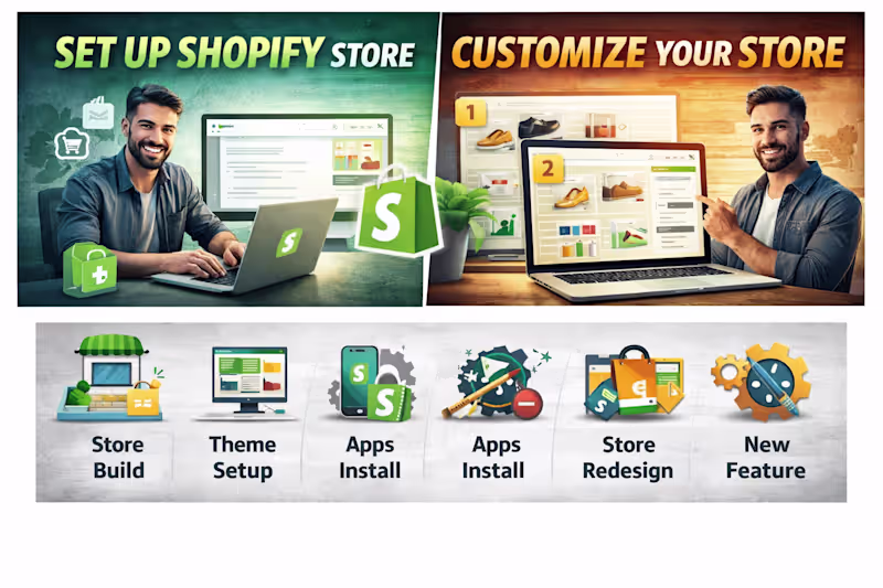 Cover image for Professional Shopify Store Setup & Redesign
