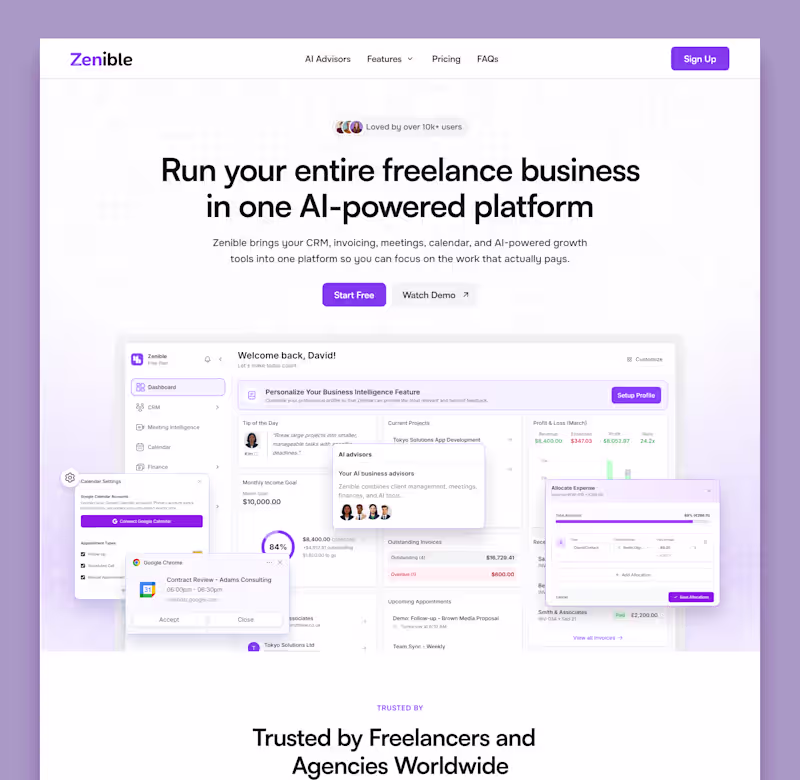 Cover image for SaaS Landing Page & Website Design & Framer Development