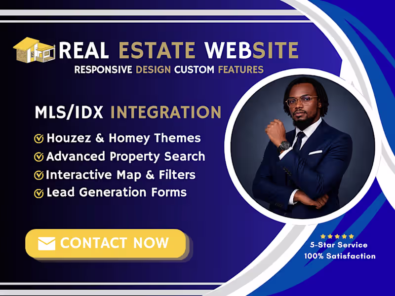 Cover image for Real Estate Website with IDX Property Search