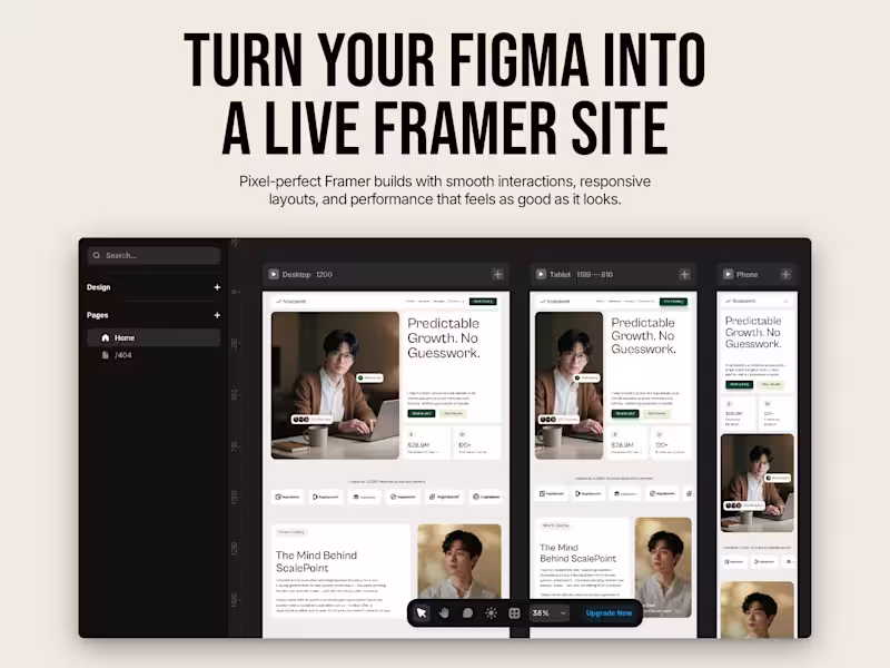 Cover image for Figma to Framer Website Development