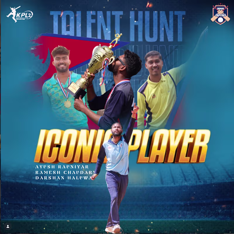 Cover image for  Cricket League Player Announcement
The
