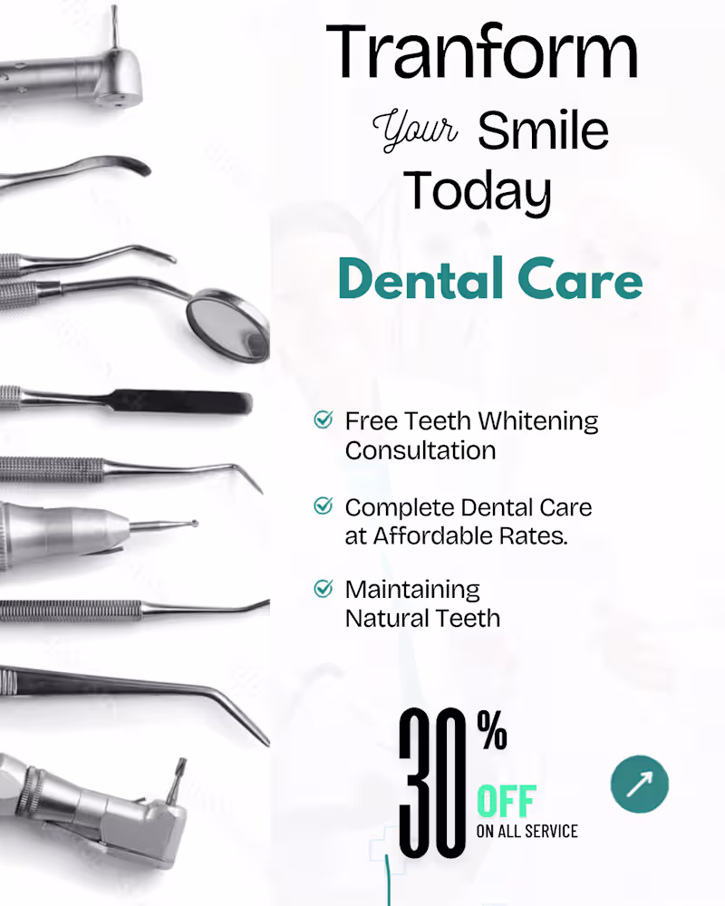 Cover image for Dental clinic social media Post.
