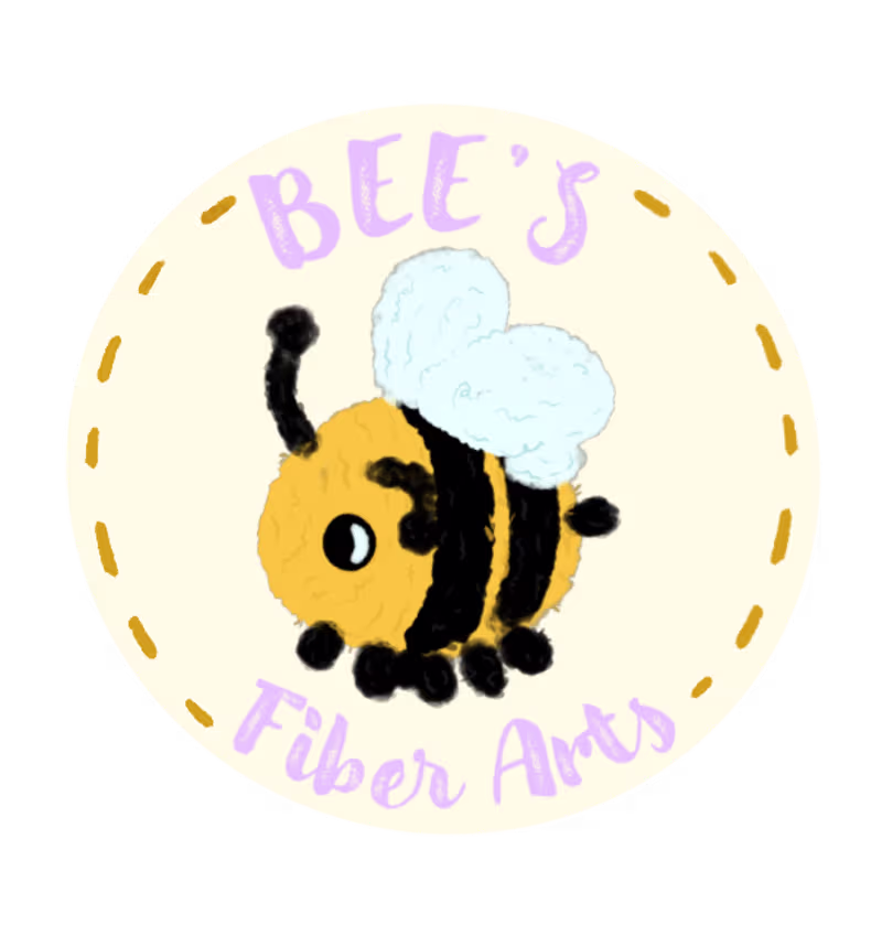 Cover image for Bee's Fiber arts Banner and Logo : Behance