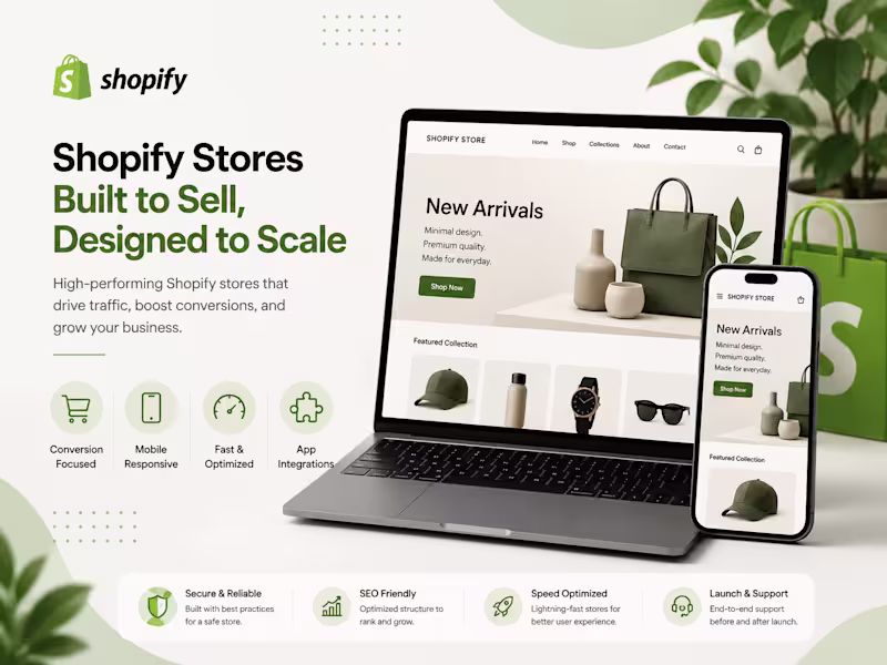 Cover image for A Shopify Store Built to Sell, Scale & Grow