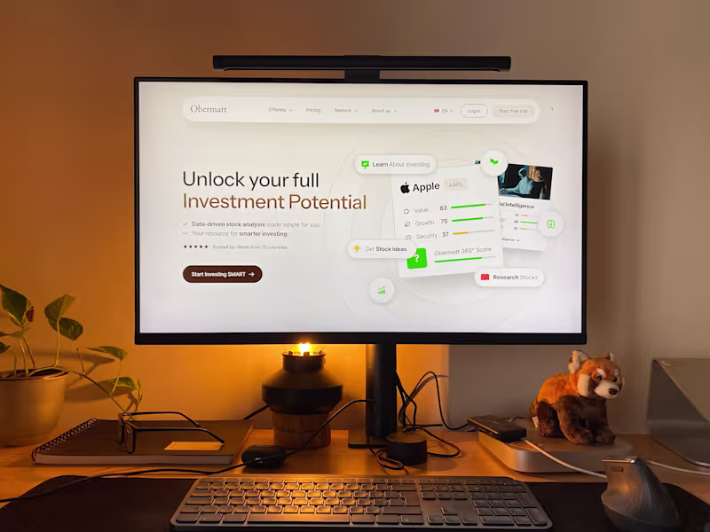 Cover image for Obermatt Brand Redefinition and Website Redesign