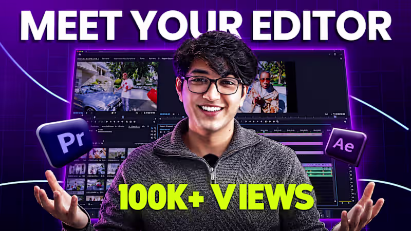 Cover image for I will do professional video editing for youtube/social media