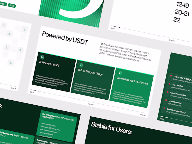 Cover image for StableChain Pitch Deck