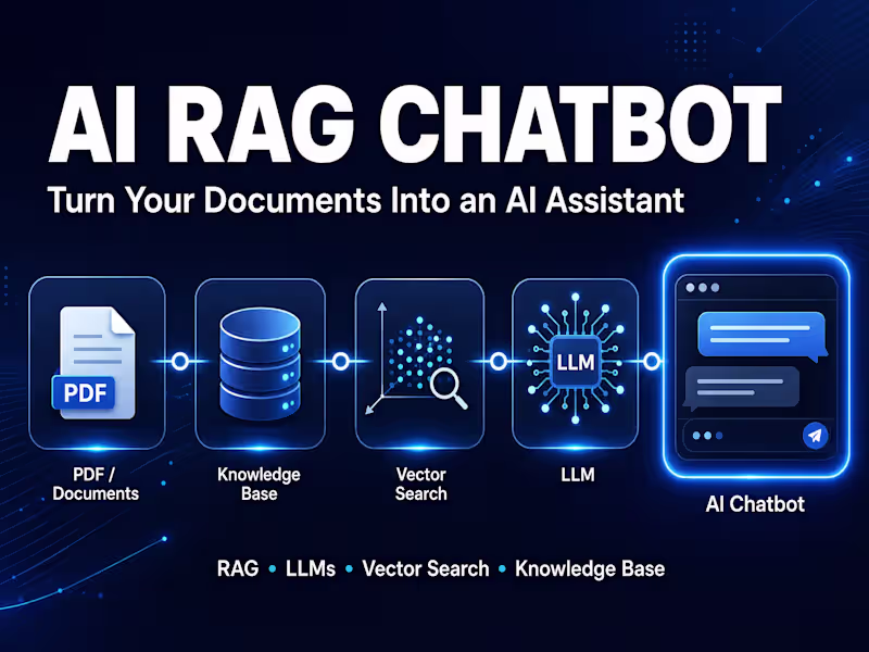 Cover image for I Will Build an AI RAG Chatbot for Your Documents