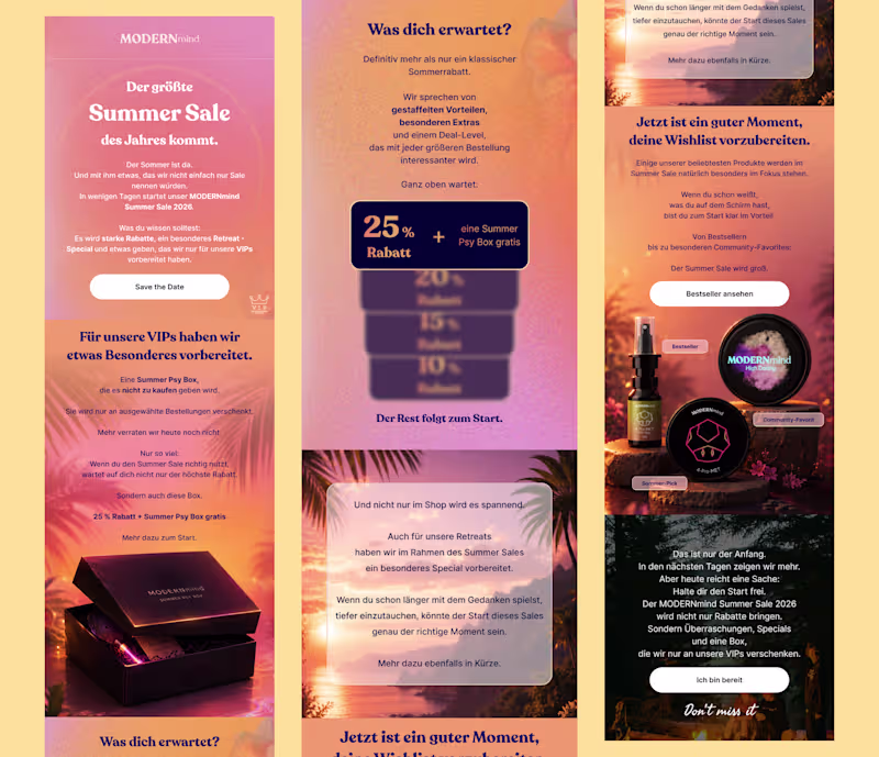 Cover image for Email Design for MODERNmind