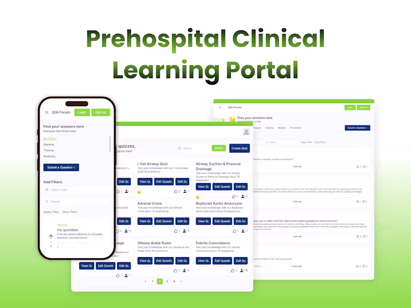 Cover image for Prehub Hospital LMS Development