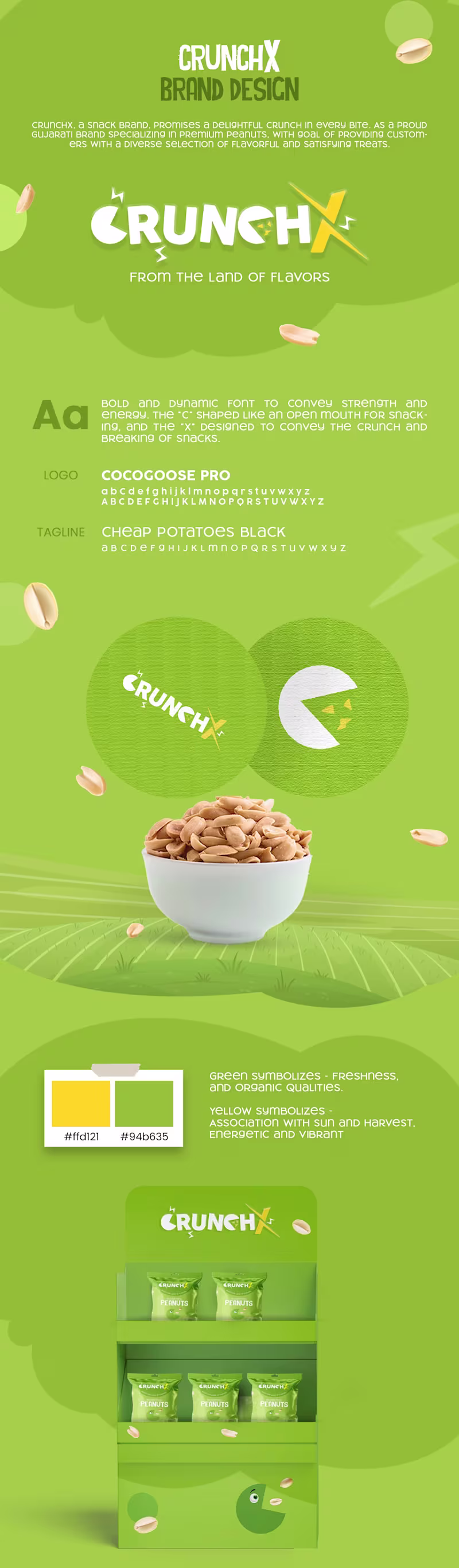 Cover image for CrunchX Branding and Packaging Design