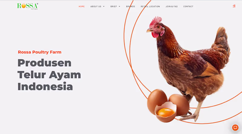 Cover image for Rossa Poultry Corporate Website