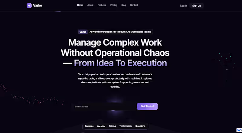 Cover image for Varko AI — Modern Web