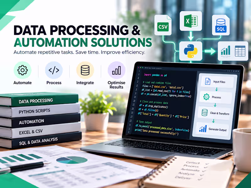 Cover image for Data Processing & Automation Solutions