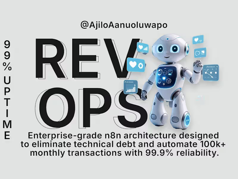 Cover image for Agentic RevOps & Enterprise Workflow Architecture