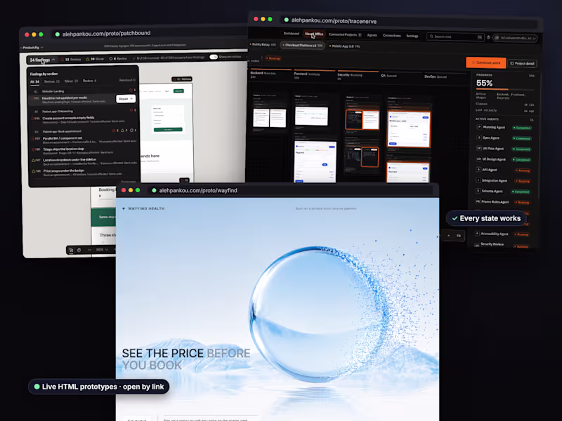 Cover image for Clickable HTML prototype for demos and user tests