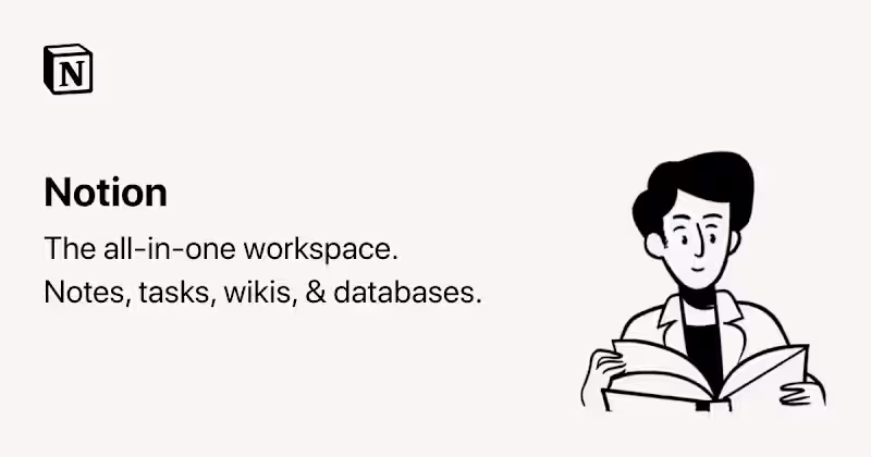 Cover image for Notion – The all-in-one workspace for your notes, tasks, wikis,…